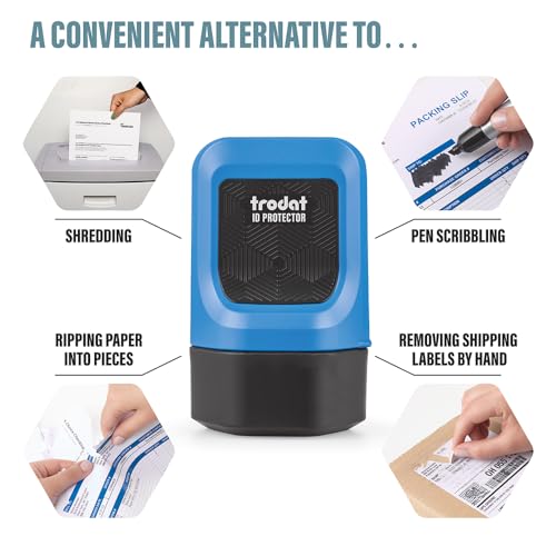 Trodat ID Protector Identity Theft Roller Stamp – incl. 3 Bonus - Product Imagery