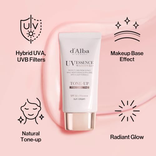 d'alba Piedmont Waterfull Tone-Up Sunscreen Serum (1.69 fl oz... - Product Imagery