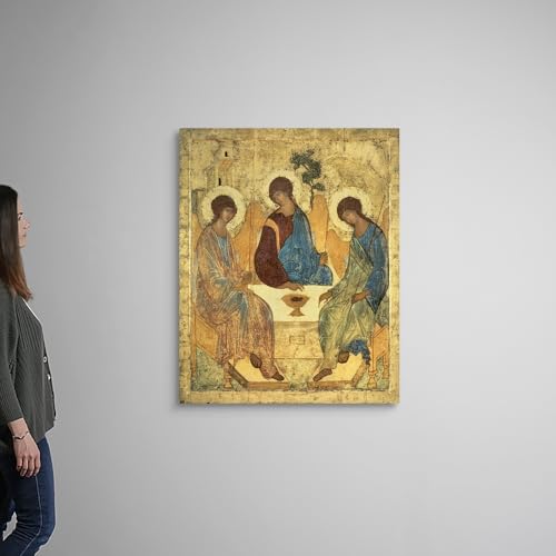 CANVAS ON DEMAND The Holy Trinity, 1420S Canvas Wall Art Print - Product Imagery