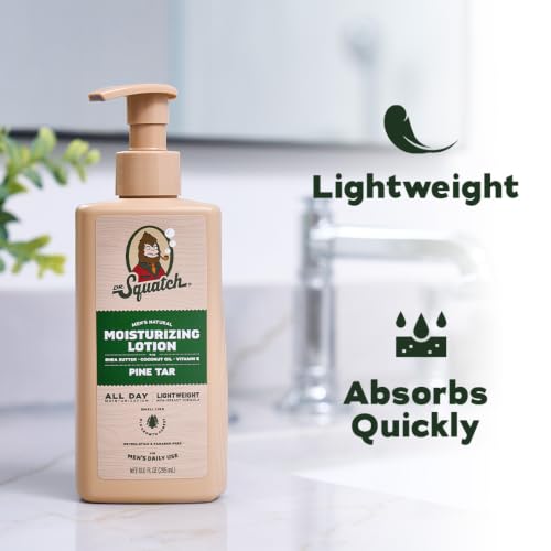 Dr. Squatch Natural Hand and Body Lotion for Men - Made with - Product Imagery