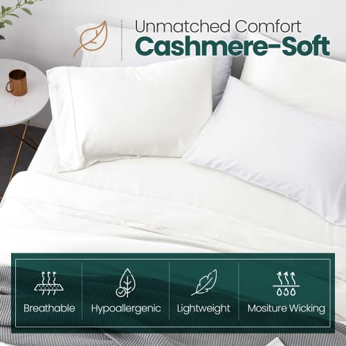 Oasis Cooling Sheet Set Full - 100% Viscose, Silky Soft & - Product Imagery