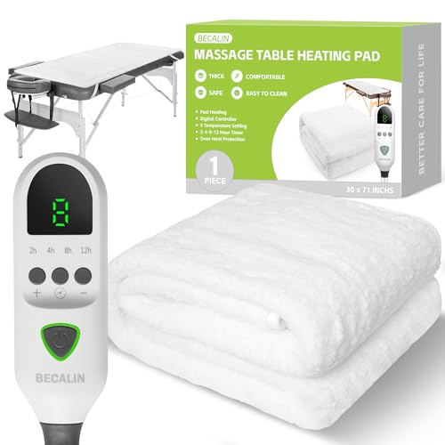 Massage Table Warmer Heating Pad Professional SPA Massage - BECALIN Official Imagery - 1