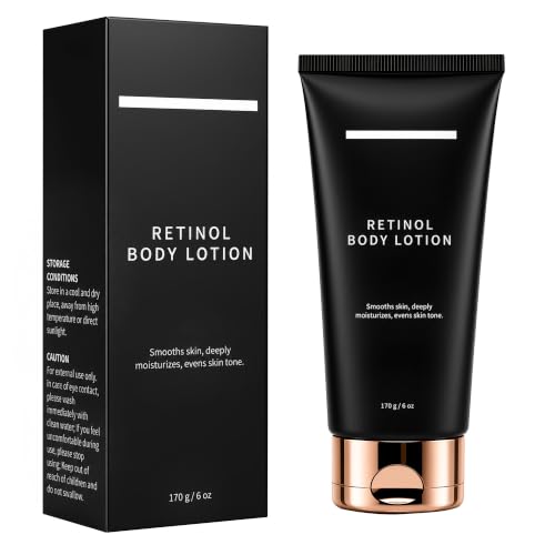 Retinol Body Lotion – Firming & Anti-Aging for Crepey Skin - Product Imagery