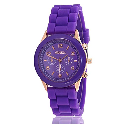 Women Men Ladies Fashion Luxury Silicone Quartz Watch Unisex - Product Imagery