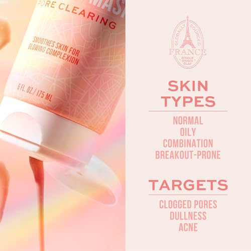 Freeman Exotic Blends French Pink Clay Peel Off Face Mask, 6 f... - Product Imagery