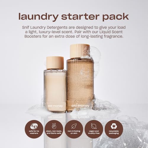 Snif Old Money Non-Toxic Liquid Laundry Scent Booster, 25 Loads, - Product Imagery
