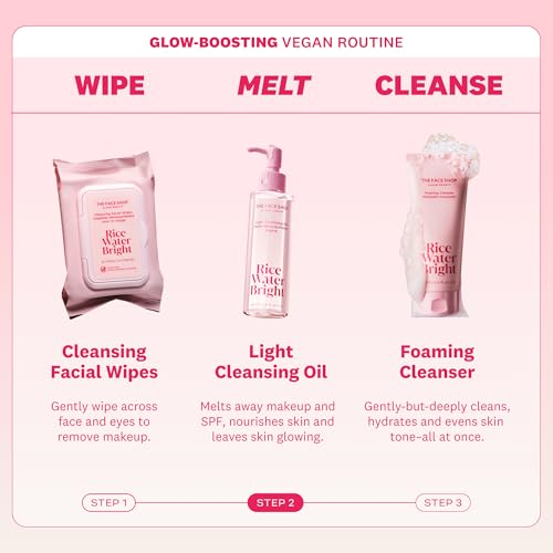 The Face Shop Rice Water Bright Light Facial Cleansing Oil, Da... - Product Imagery