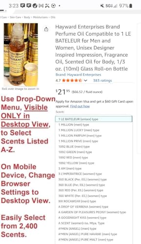 HYWD Enterprises Perfume Oil Comparable to DELINA for Women, - Product Imagery