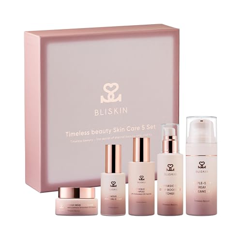 Timeless Beauty Skincare 5 Set (Cleanser + Toner + Ampoule + - Product Imagery