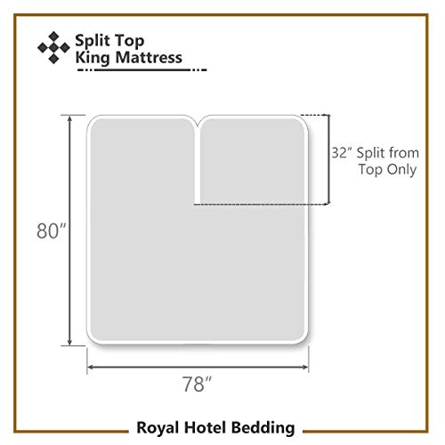 Royal Hotel Top Split King 600 TC 100% Viscose from Bamboo - Product Imagery