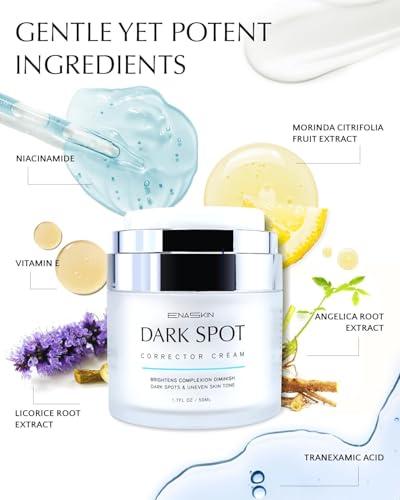 EnaSkin Dark Spot Corrector Cream & Remover for Face & Body, - Product Imagery