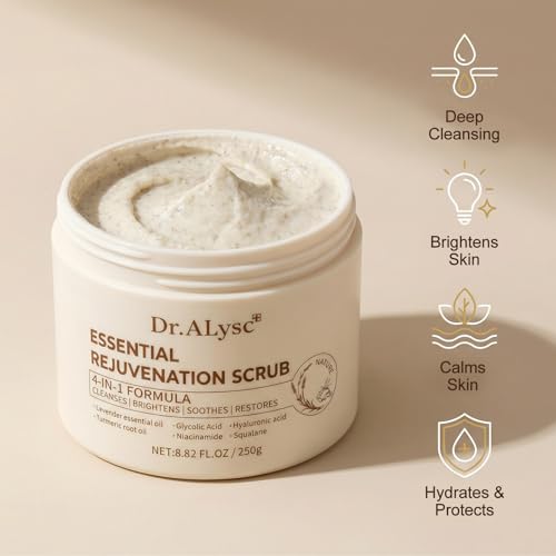 Essence Revitalizing Scrub with Turmeric Glycolic Acid - Product Imagery