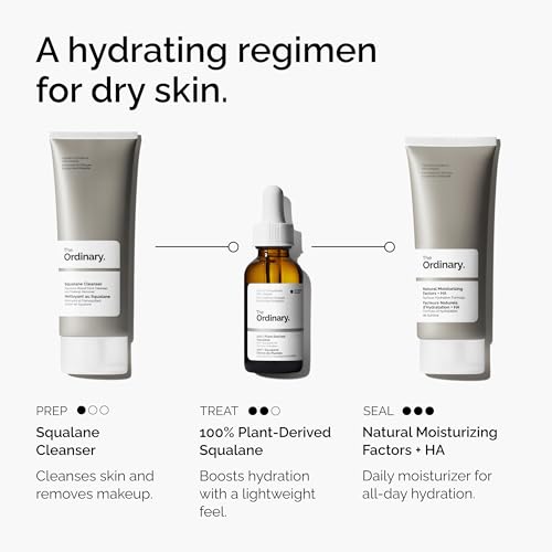 The Ordinary 100% Plant-Derived Squalane, for Skin and Hair, - Product Imagery