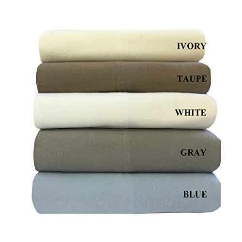Royal Hotel Flannel Sheet Set 100% Cotton, Soft Cozy Flannel, - Product Imagery