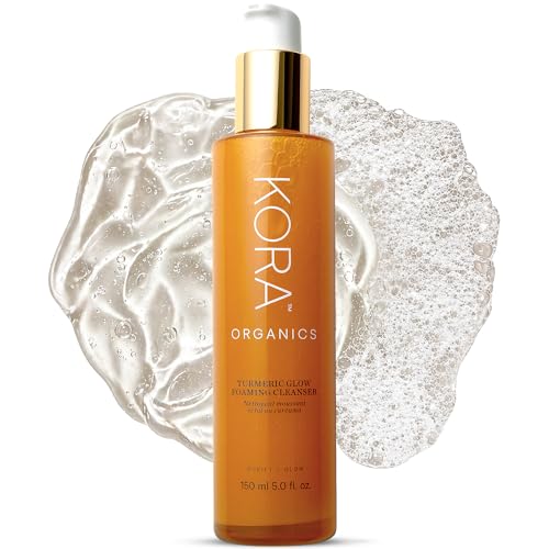 KORA Organics Turmeric Glow Foaming Facial Cleanser, Gentle - Product Imagery