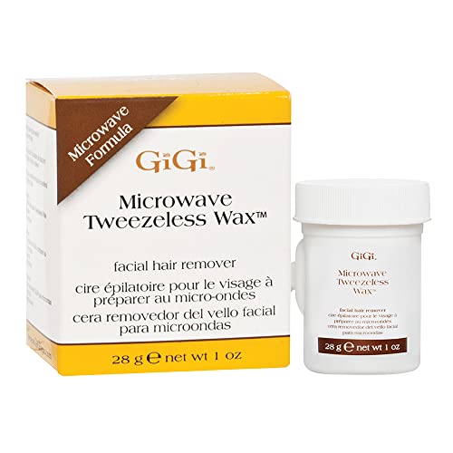 GiGi Microwave Tweezeless Wax - Non-Strip Facial Hair Remover, - Product Imagery