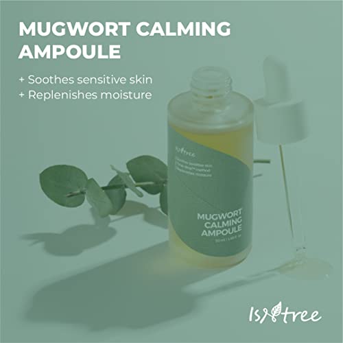 ISNTREE Mugwort calming Ampoule 50ml 1.69 fl.oz | Soothes - Product Imagery