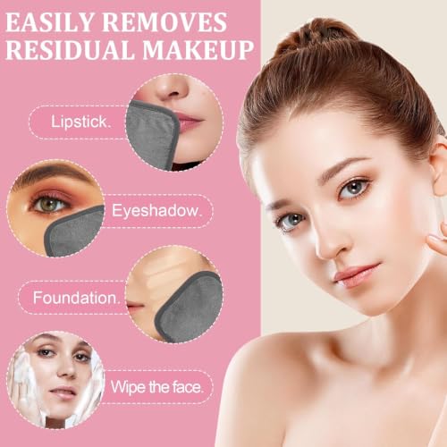 Puomue Makeup Remover Cloth 12 Pack, Ultra Soft and Reusable - Product Imagery