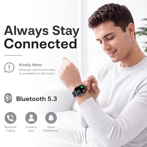 Smart Watch for Women Men, Bluetooth Answer/Make Call, 1.83" HD - Product Imagery
