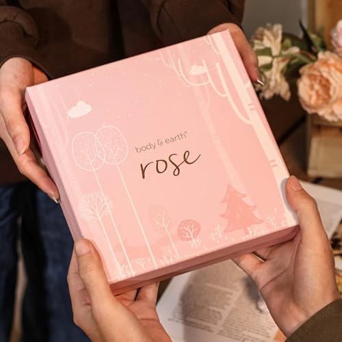 Spa Gift Sets for Women - Rose Bath and Body Care Gift Baskets, - Product Imagery