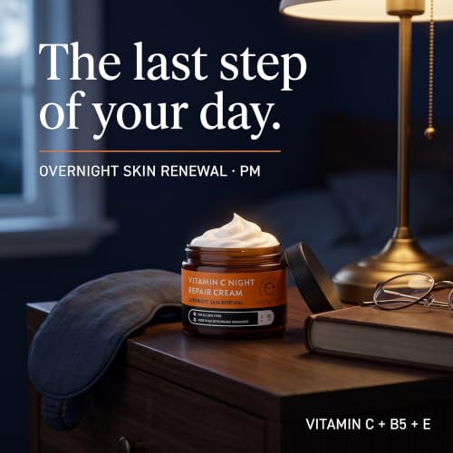 Eve Hansen Vitamin C Night Cream for Face & Neck, Brightening - Product Imagery