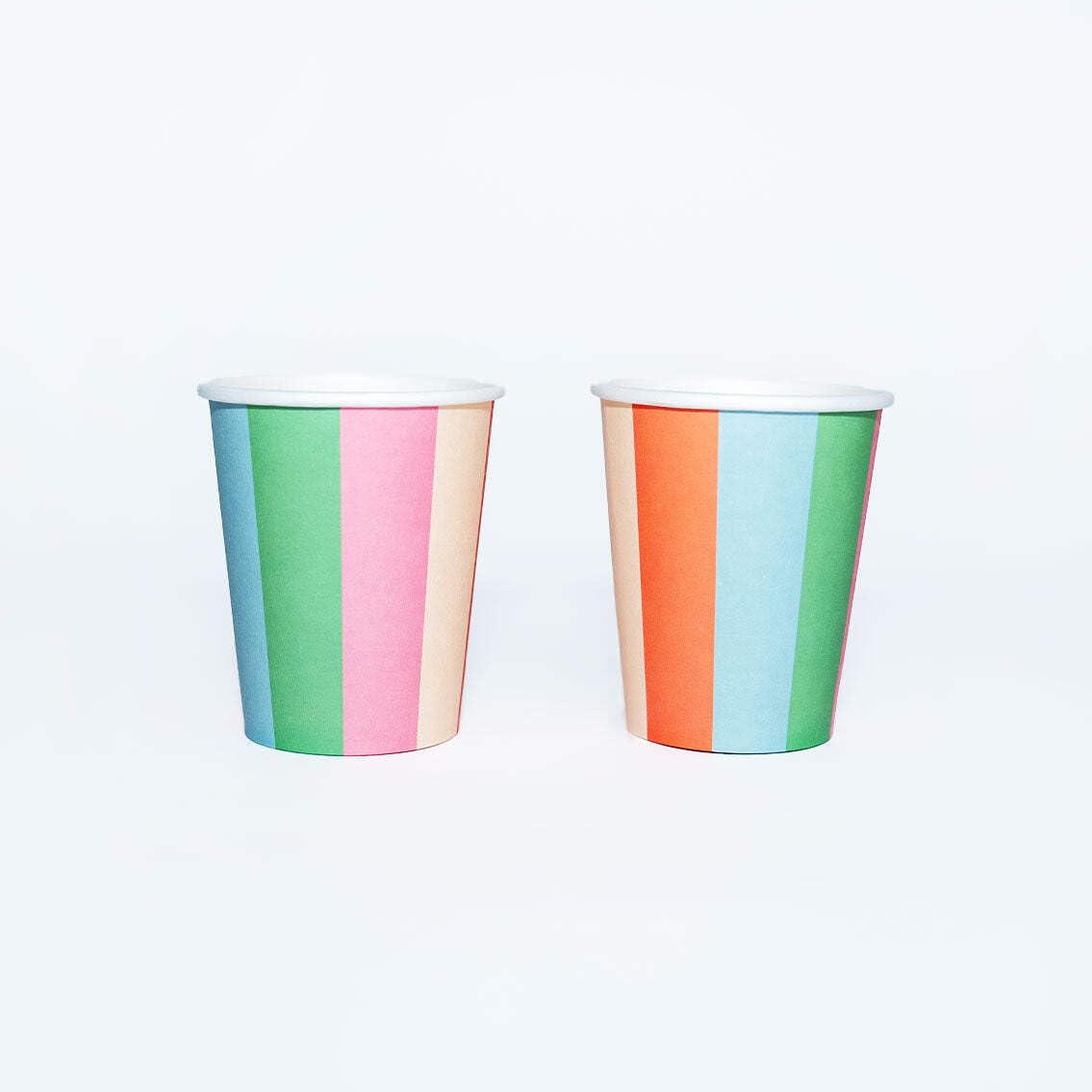 Vibrant Striped Party Pack - Pop Party Supplies Official Imagery - 4