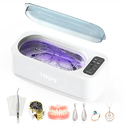 55KHz Ultrasonic Jewelry Cleaner for Jewelry Eyeglasses - ylkjny Official Imagery - 1
