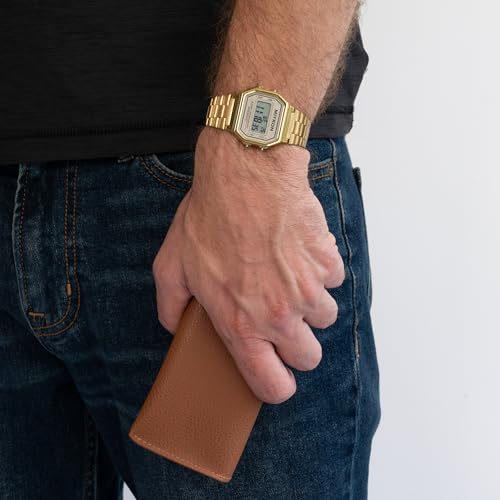 Miykon Unisex Vintage Digital Watch, Adjustable Bracelet, Water - Product Imagery