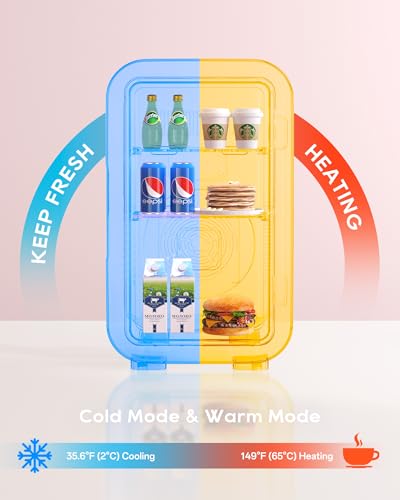 Mini Fridge, 6 Liter/8 Can Skincare Fridgefor Skin Care, - Product Imagery