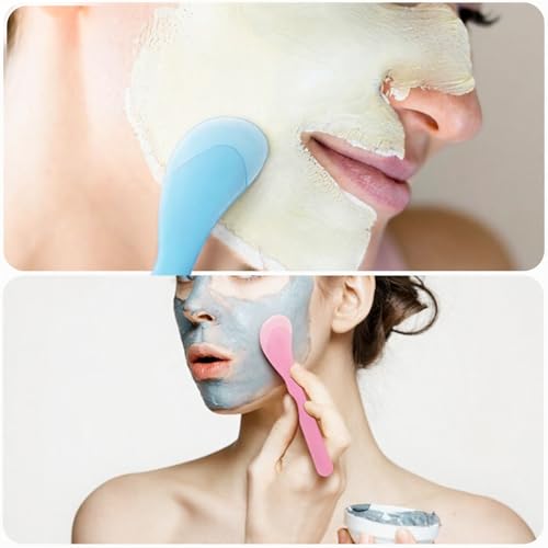 6 pcs Makeup Scoop Spatulas 5 Color Lotion Spatula 5 In Facial - Product Imagery
