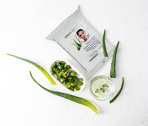 SpaScriptions Makeup Cleansing Wipes 30 CT, Variety 4 pack,02786 - Product Imagery