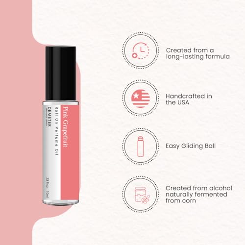 DEMETER Pink Grapefruit Roll On Perfume Oil, 0.33 Oz, - Product Imagery