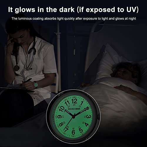 GOLDEN HOUR Waterproof Nurse Watch for Medical Professionals, - Product Imagery