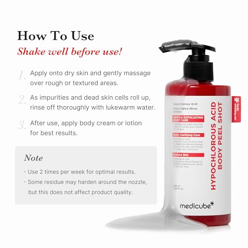 medicube Body Peel Shot with Hypochlorous Acid - Product Imagery