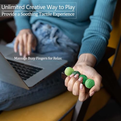 Silicone Magnetic Balls Fidget Toys for Adults & Teens,4PCS - Product Imagery
