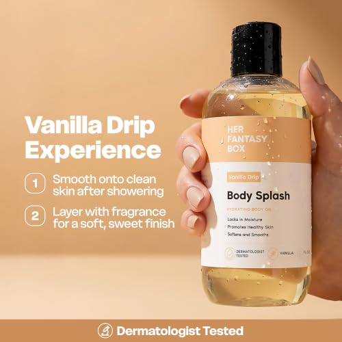 Her Fantasy Box | Body Splash Vanilla Drip Fragrance Oil – Warm - Product Imagery