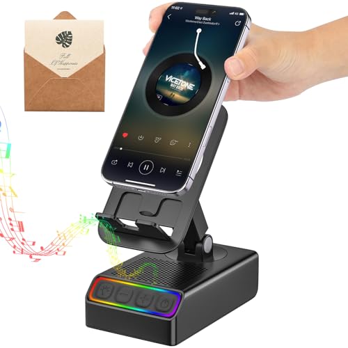 Wireless Induction Audio Bluetooth Speaker 5in1 Phone Holder - Product Imagery