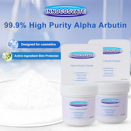 Alpha Arbutin Powder, 99.9% High Purity - Skin Brightening & - Product Imagery