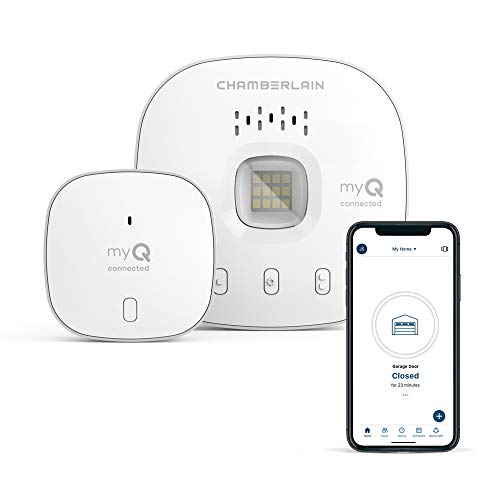 CHAMBERLAIN Smart Garage Control - Wireless Garage Hub and Sensor with Wifi & Bl - CHAMBERLAIN Official Product View 1
