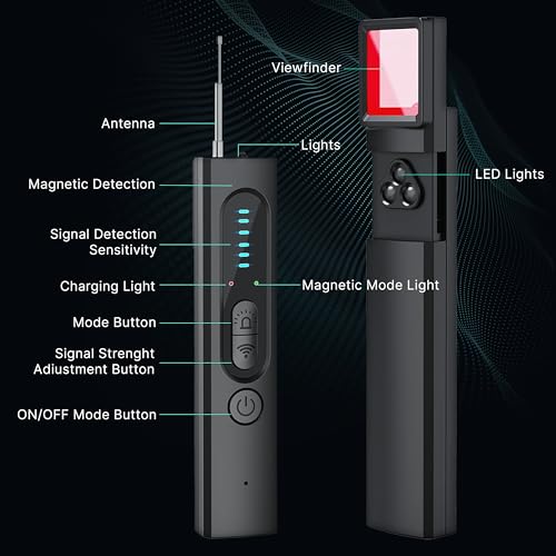Hidden Camera Detectors – 2026 Portable Hidden Camera Detector & - Product Imagery