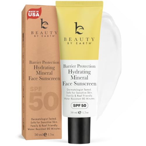 Mineral Face Sunscreen SPF 50 - Beauty by Earth Official Imagery - 1