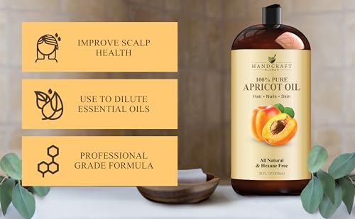 Handcraft Blends Apricot Kernel Oil - 28 Fl Oz - Product Imagery