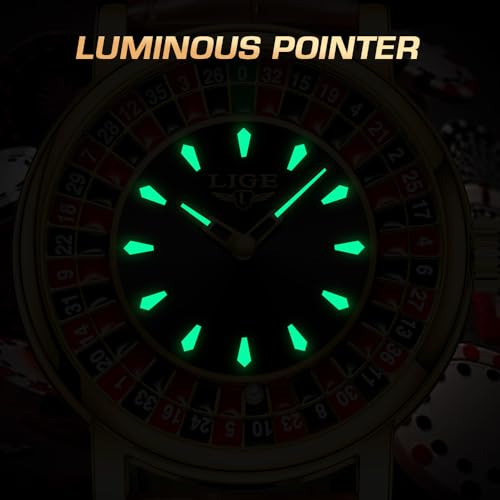 Unisex Simple Women Men Luminous Analog Quartz Wrist Watches - Product Imagery