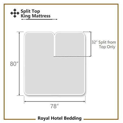 Royal Hotel Top Split King 600 TC 100% Viscose from Bamboo - Product Imagery