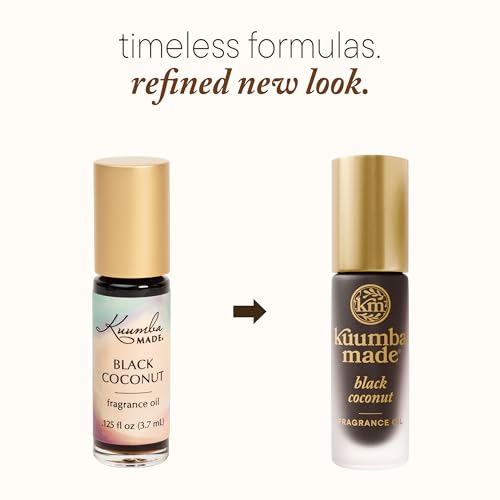Kuumba Made Black Coconut Fragrance Oil, Roll-On, Alcohol-Free, - Product Imagery