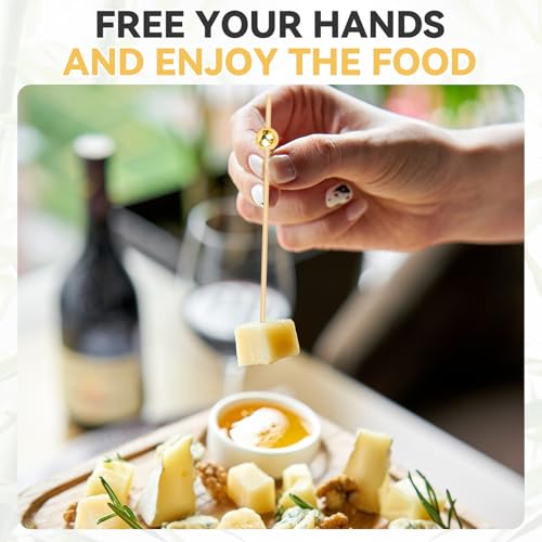 200PCS Cocktail Picks, Fancy Toothpicks for Appetizers, - Product Imagery