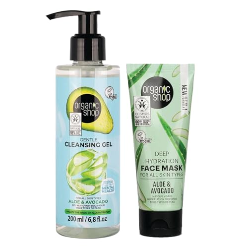 Organic Shop Face Care Set Gentle Cleansing Gel 200 ml Deep - Organic Shop Official Imagery - 1