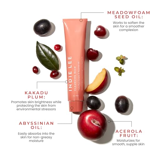 Indie Lee Cleansing Balm Makeup Remover - Oil Based Cleanser - Product Imagery