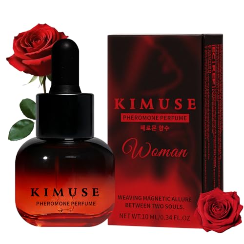 KIMUSE Pheromones Perfumes for Women, Rose & Jasmine Scent, 10 - Product Imagery
