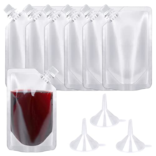 24 Pcs Plastic Flasks, 8 Oz Concealable and Reusable Drink - Product Imagery